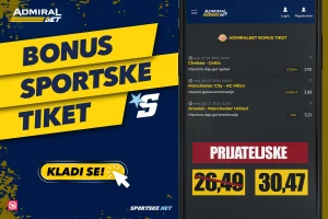AdmiralBet bonus tiket - Pljušte golovi na prijateljskim širom Amerike